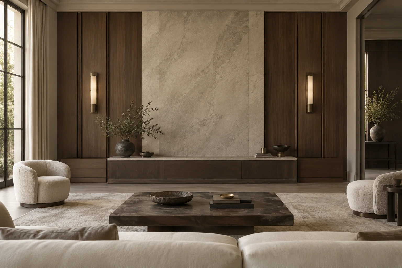 AI-generated accent walls concept